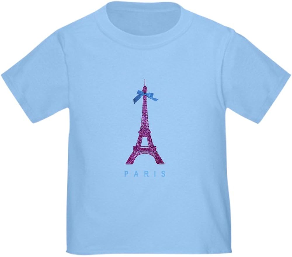 CafePress Pink Paris Eiffel Tower Toddler Toddler Tee Clothing
