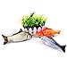 Peroom 3 Piece Catnip Toys, Pet Toys for Cats, Cat Toy, Simulation Fish Plush Cat Interactive Toy Pillow Chew Bite Kick Supplies for Cat Pets