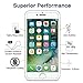 iPhone 8 iPhone 7 Screen Protector 5Pack, 2.5D Edge 9H Hardness 3D Touch HD Tempered Glass Case Friendly for Apple iPhone7 iPhone8 Anti Scratch Anti Fingerprint Bubble Free 4.7 Inch