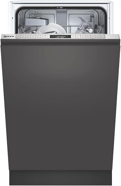 Neff N50 Full Integrated Slimline Dishwasher 9 Place Stainless