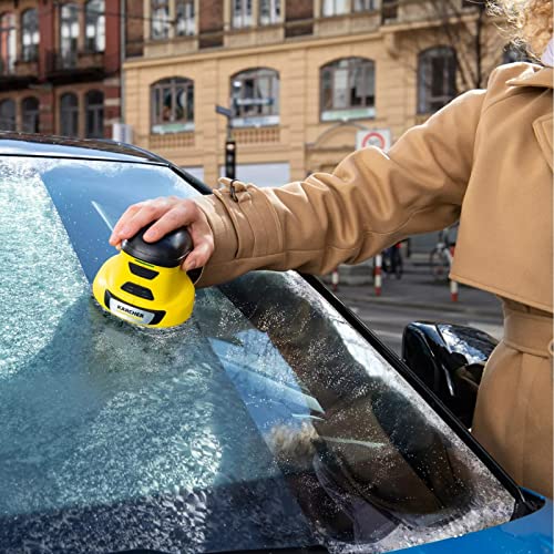 Karcher EDI 4 Cordless Electric Handheld Ice Scraper Rotating Disc Windshield Scraper for Ice