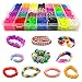 12500 + Rainbow Loom Grand Refill Pack – Rubber Loom Bracelets Refill Kit for Kids – Bracelet and Rubber Bands Jewelry Making Kit Refill Package – 42 Colorful Bands Kit for Loom Bracelets Arts Crafts