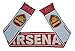 Arsenal FC Woven Winter Scarf (Red/White/Yellow)
