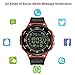 Upgraded T7 Electronic Fitness Tracker Digital Sports Bluetooth Smart Watch Waterproof Pedometer Remote Camera Call or Message Notification Reminder for iOS Android Smartwatch Men Waterproof (Orange)