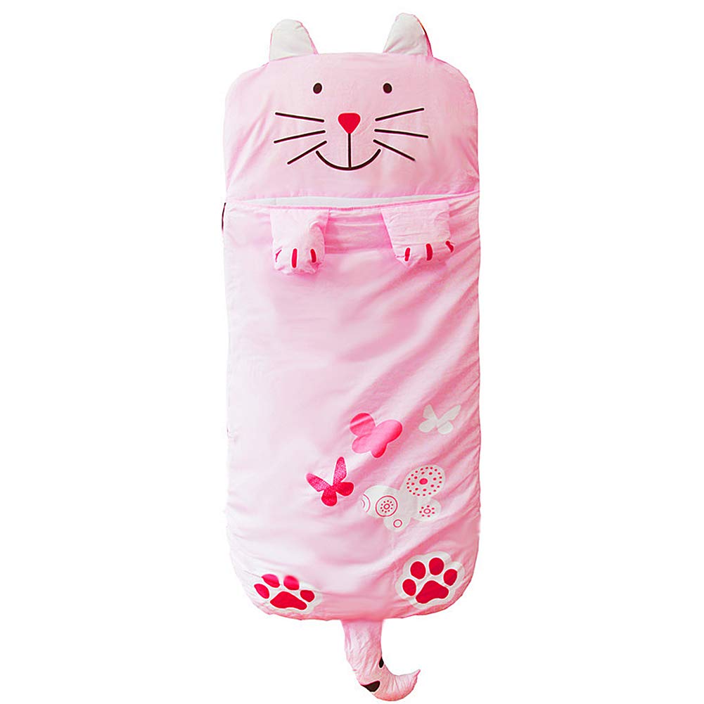 Winnuo Kids Sleeping Bag Children Slumber Bags Nap Mat Soft Warm Girls Boys Cute Catrabbitcrocodiledinosaur Slumber Bag