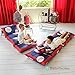 Butterfly Craze Kid's Floor Pillow Bed Cover - Use as Nap Mat, Portable Toddler Bed Alternative for Sleepovers, Travel, Napping, Or as a Lounger for Reading, Playing. Cover Only!