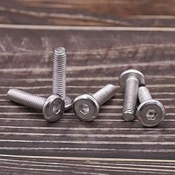 M6-1.0 x 16mm Flat Head Hex Socket Cap Screws