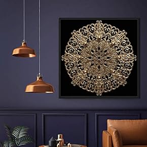 Floating Framed Canvas Wall Art for Living Room, Bedroom Runner Canvas Prints for Home Decoration Ready to Hang - 16x16 inches