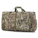 Gonex 80L Foldable Travel Duffle Bag, Overnight/Weekend Bag Luggage Duffle(Multicam)