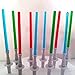 12 pcs Lightsaber Star Wars Birthday Party Cupcake Toppers Party Decorations