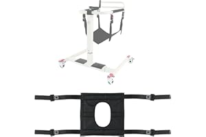 LCDOCTOR 2-Buckle Toilet seat Accessories for Electric Patient Lift Transfer Chair*1