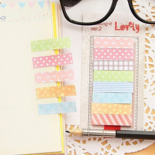 ADB Inc Cute Kawaii 160 Pages Sticker Post It Bookmark Point It Marker Memo Flags Sticky Notes Scrapbooking Sticker Paper