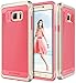 Galaxy Note 7 Case, E LV Galaxy Note 7 - Hybrid [Scratch/Dust Proof] Armor Defender Slim Shock-Absorption Bumper Case With Anti-Slip Grip for Samsung Galaxy Note 7 - [RED MELON/GOLD]