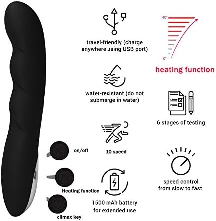 Cordless Wand Massager,Rechargeable Waterproof Handheld Body Massager with 10 Powerful Speeds for Back, Neck, Shoulder Muscle Aches and Personal Sports Recovery