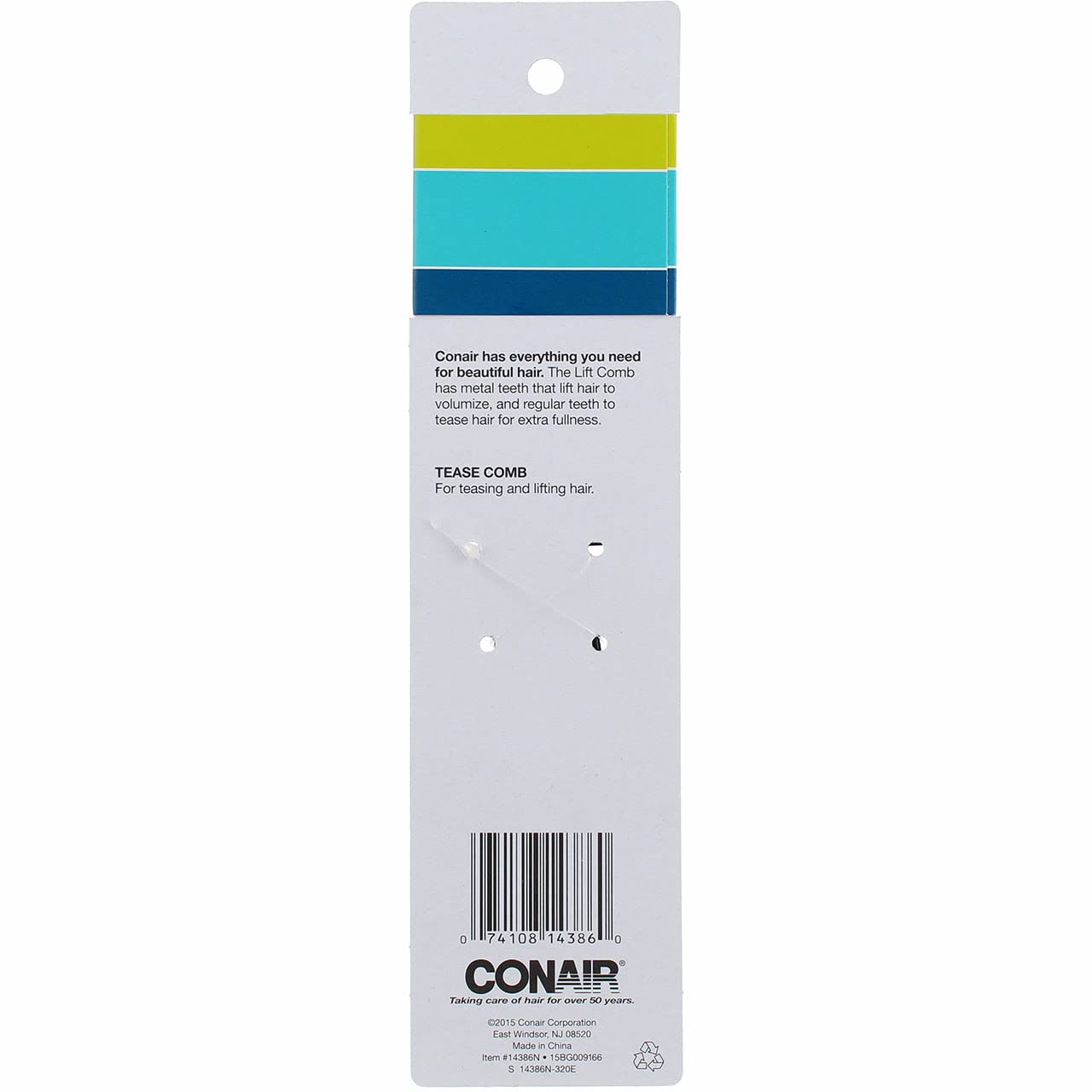CONAIR Lift Comb, 3.2 Ounce