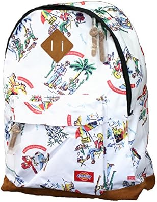 Amazon Dickies ディッキーズ アロハ柄デイバッグ ホワイト フリー タウンリュック ビジネスリュック