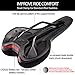 Bicycle Seat Comfortable Gel Bike Saddle Cushion for Men Women Waterproof Breathable,Cycle Saddle with Taillight for Road City Mountain Bikes Cycling Accessoriesthumb 3