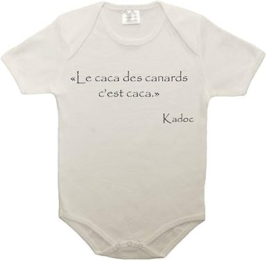 Mygoodprice Body Bebe 100 Coton Citation Kaamelott Kadoc Le Caca Des Canards Amazon Fr Vetements Et Accessoires