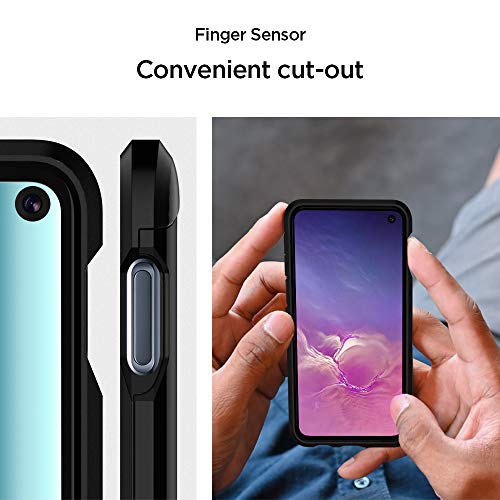 Spigen Funda para Samsung Galaxy S10E Tough Armor con Kickstand y Certificado de Extrema protección - Negro - Imagen 7