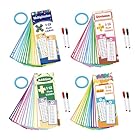 算数掛け算フラッシュ カード - プラスチック コーティングされた破れ防止カード |教育用フラッシュ |質問回答側柔軟な学習ツール、耐久性のあるコンパクトフラッシュ 、子供の学習旅行ギフト用