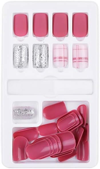 FAPIZI static nails uñas postizas impress nails short press on nail glue coffin nails petite nails real short long stiletto nail tips (M)