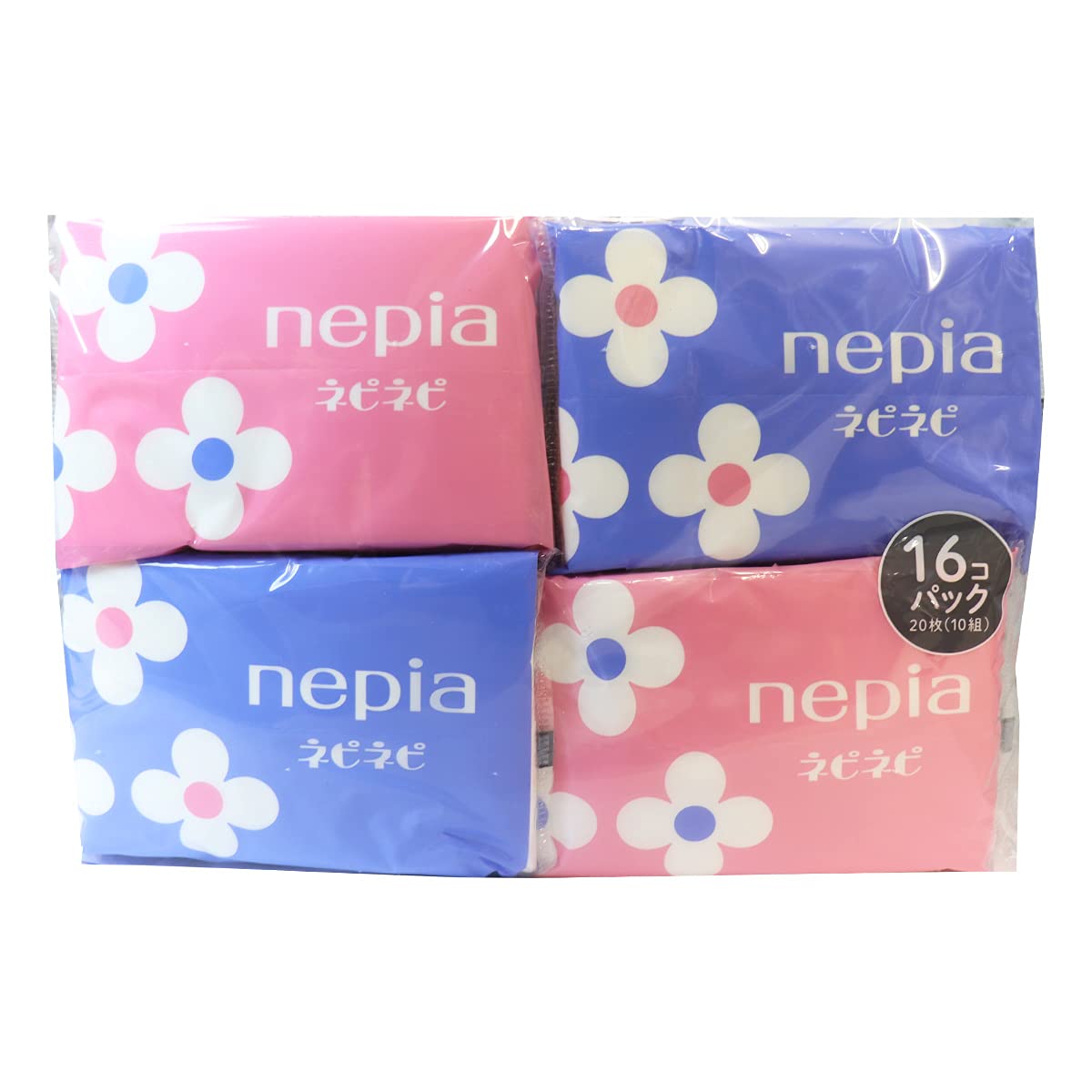 【まとめ買い】ネピア ネピネピポケットティシュ 16個パック【×4個】商品画像