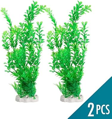 Artificial Plants For Aquarium And Fish Tank Decorations 2 Pcs
