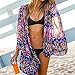 Yonala Summer Womens Beach Wear Cover up Swimwear Beachwear Bikini, Purple,One size