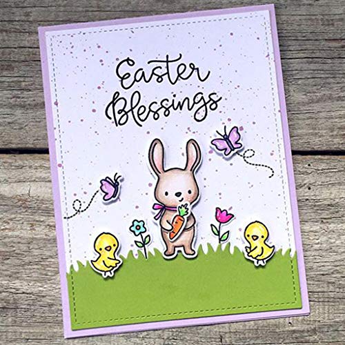 Pig Sheep Silicone Clear Stamp with Cutting Dies Stencil Set DIY Scrapbooking Embossing Photo Album Decorative Paper Card Craft Art Handmade