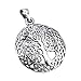 AeraVida Mystic Celtic Frame Tree of Life .925 Sterling Silver Pendant