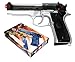 TSD Sports UA958 M9 Spring Powered Airsoft Pistol (Black/Silver)