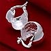 NYKKOLA 925 Steling Silver Hoops Earrings for Women, Steling Silver Hypoallergenic Hoops Earrings 925 Silver Hoops Earrings for Lady Girls Gift