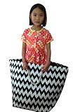 Giant! Huge! Fashion Print Straw Look Beach Bag Tote - 30