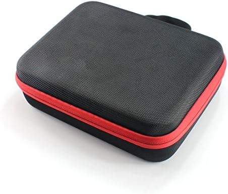 RoyalTop Portable Waterproof Box FPV Drone Storage Bag Carrying Box for RC Dobby Drone Parts (Red Side)