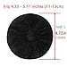 Geekria 100 Pairs Disposable Headphones Ear Cover for Large Over-Ear Headset Earcup, Stretchable Sanitary Ear Pads Cover, Hygienic Ear Cushion Protector (L/Black)