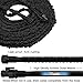 POYINRO Expandable Garden Hose, 75ft Strongest Expanding Garden Hose on The Market with Triple Layer Latex Core & Latest Improved Extra Strength Fabric Protection for All Your Watering Needs Black