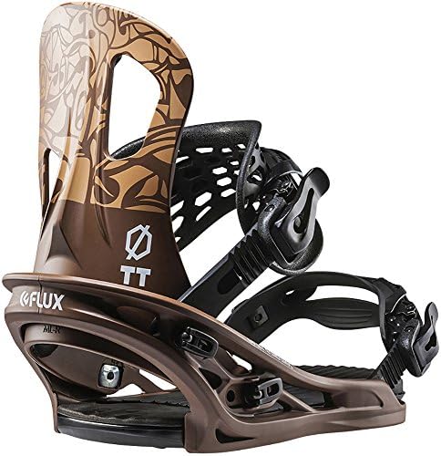 Flux Bindings TT Mens Snowboard Binding 2017/18 Model, Choco, Medium