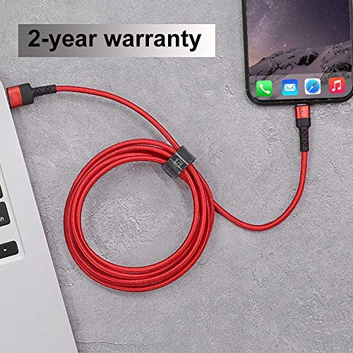 Heavy Duty Charging Cable 3 Pack 10FT+10FT+10FT Charger Cable Nylon