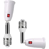 360&deg; Adjustable E26/E27 Splitter Socket Adapter for Standard LED Bulbs 2pcs