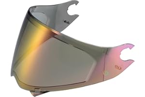 ScorpionEXO Covert FX Helmet Replacment Optional Shield Everclear Anti-Fog Anti-Scratch (Ruby Mirror)