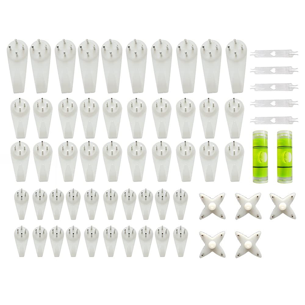 WYAN Picture Hanging Kit for Picture Frame Fixing,for Hard Wall Pictures Frame Easel (GHGG-62)