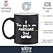 One Awesome Dad Funny Coffee Mug - Birthday Gifts for Dads, Men - Best Dad Gifts from Daughter, Son, Wife - Cool Bday Present Ideas for Husband, Father, Him - Unique Novelty Dads Mug, Fun Cup