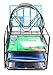 EasyPAG Stackable 3 Tier Desk Organizer Tray Organizer with 5 Sorters,Black