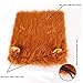 Kakasogo 1 Pcs 2017 New Brown Lion Mane Wig With Ear for Dog Costume Party Club Halloween Christmas Festival Pet Decor Gift Supplies Hair Head Tool Set Adjustable Size Fit more King Dogs