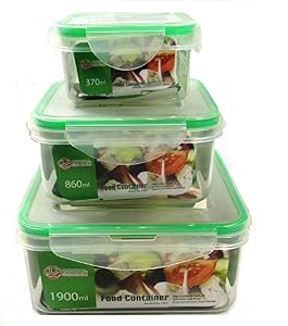 Image of Uniware 3 Pc Microwave Safe Round Air Tight Silicone Ring370, 860, 1900ml [7507]