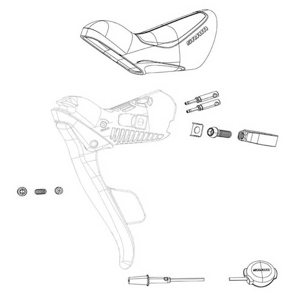 SRAM RED/Force eTap AXS Mechanical Brake Shifter standard size