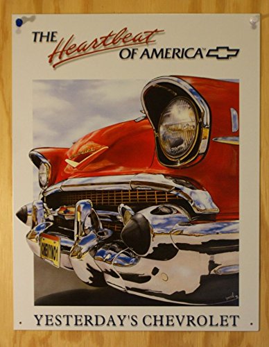 Poster Discount Chevrolet Chevy The Heartbeat of America Retro Vintage Tin Sign - 13x16, 13x16