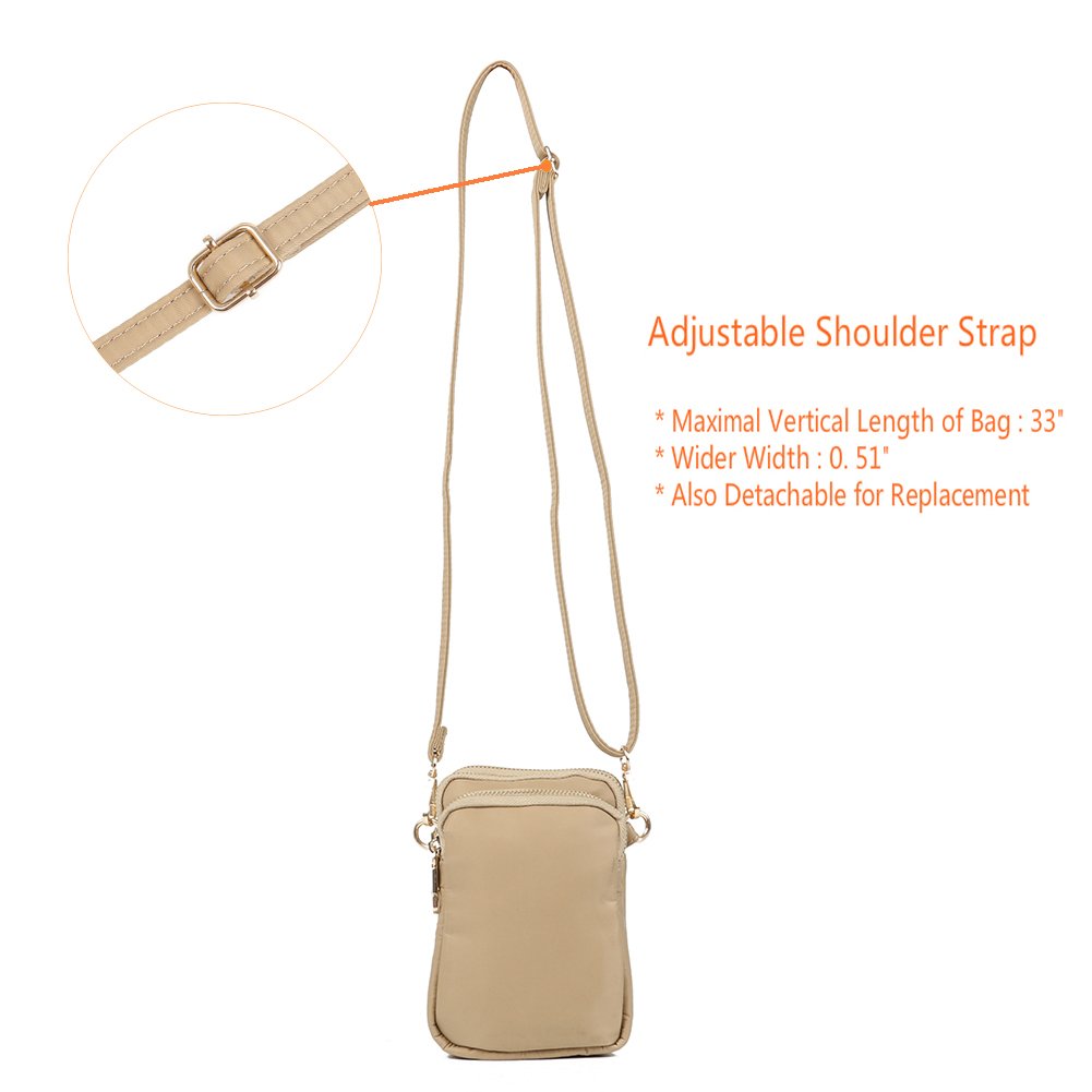 crossbody purses,HAIDEXI Small Crossbody Bags Cell Phone Purse Smartphone Wallet For Women (A-WHITE)