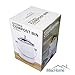 Indoor Kitchen Stainless Steel Compost Bin – White – 1.2 Gallon Container with Double Charcoal Filter for Odor Absorbing - Perfect Caddy for Any Counter Top - Non Stick Bucket for Easy Tossing