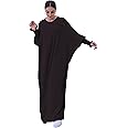 Muslim Prayer Abaya Islamic Women's Khimar Pure Color Hijab Dress Long Sleeve Dubai Kaftan
